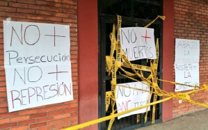 Diputados de Monagas madrugaron y clausuraron oficina del CNE (Video)