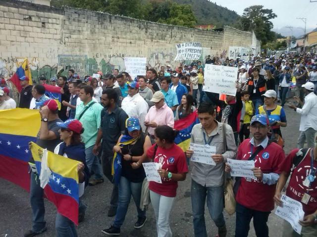 Foto: Merideños marcharon contra la Constituyente / Leonardo León