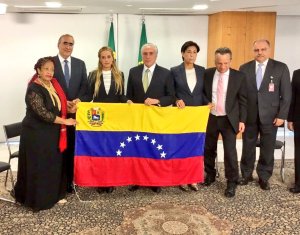 Temer le dice a Lilian Tintori que “Brasil está junto al pueblo venezolano”