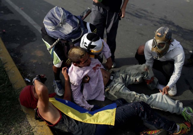 Represión en Caracas, Venezuela, REUTERS/Marco Bello