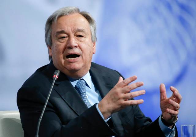 El secretario general de la ONU, Antonio Guterres (Foto: Reuters)