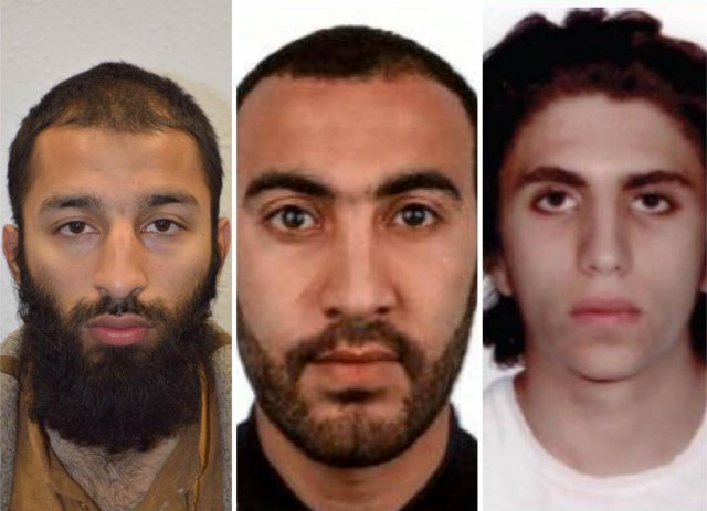 Italian national Youssef Zaghba, 22, identified by Italian and British law enforcement bodies as the third man shot dead by police officers during the attack on London Bridge and Borough Market is seen on right with the other two men named, Khuram Shazad Butt on left and Rachid Redouane, in an undated image handed out by the Metropolitan Police, June 6, 2017, Metropolitan Police Handout via REUTERS FOR EDITORIAL USE ONLY. NO RESALES. NO ARCHIVES THIS IMAGE HAS BEEN SUPPLIED BY A THIRD PARTY. IT IS DISTRIBUTED, EXACTLY AS RECEIVED BY REUTERS, AS A SERVICE TO CLIENTS