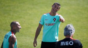 Un grafiti de Cristiano Ronaldo recibirá a Portugal en Kazán