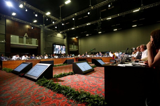 La Aasamblea General de la OEA en Cancún, México (Foto: Reuters)