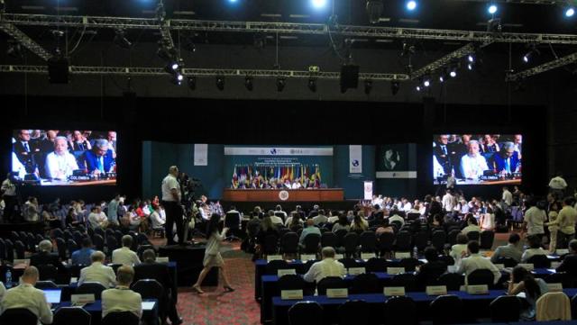 La Asamblea General de la OEA en Cancún, México (Foto: EFE)