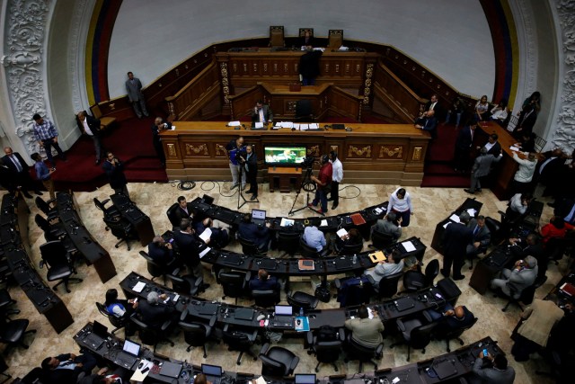 Imagen de la sesión ordinaria de la Asamblea Nacional realizada el martes 13 de junio de 2017. Foto: Reuters/Ivan Alvarado