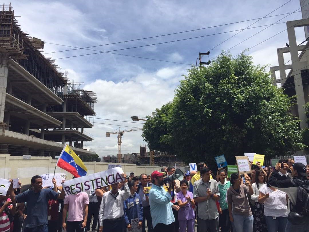 Comerciantes protestan contra la Constituyente en Boleíta Norte #13Jun (Fotos y Video)