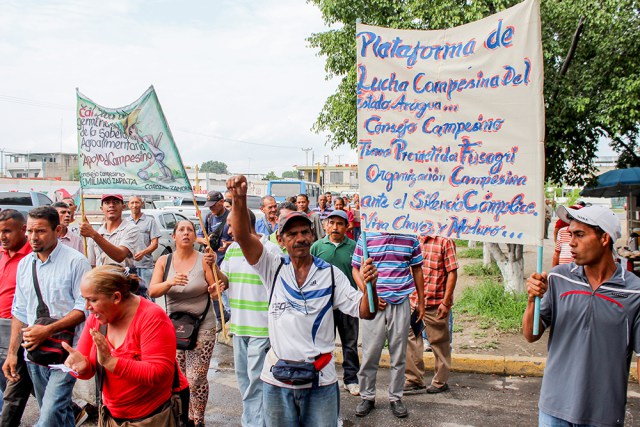 Foto: Campesinos de Aragua denunciaron falta de insumos para la producción / El Siglo