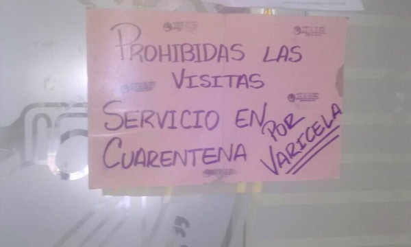 Foto: Prohíben en el Hospital J.M de los Ríos por brote de varicela  / Cortesía 