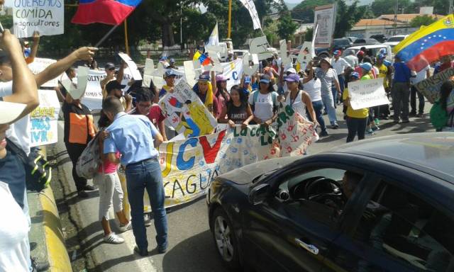 Bloque Parlamentario de Aragua acompañó a agricultores en marcha contra el hambre