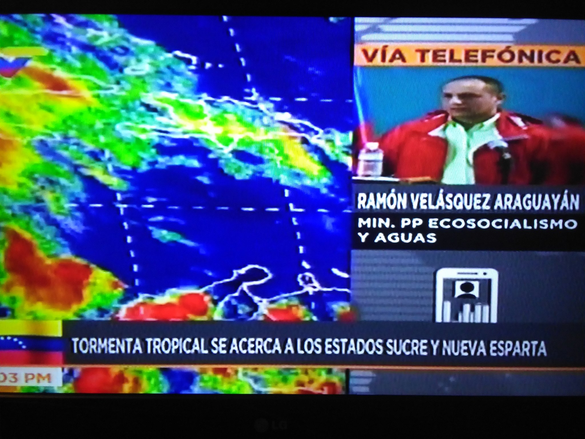 Emiten alerta de tormenta para Nueva Esparta y Sucre el próximo martes