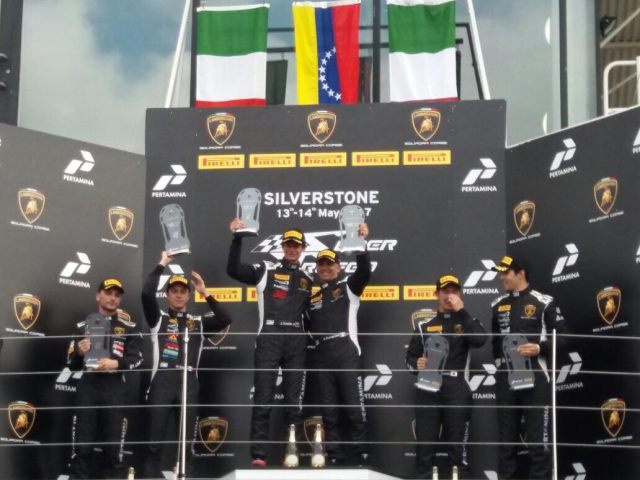 Cecotto encabezó el campeonato Súper Trofeo Lamborghini (Foto: Cortesía Octavio Estrada)