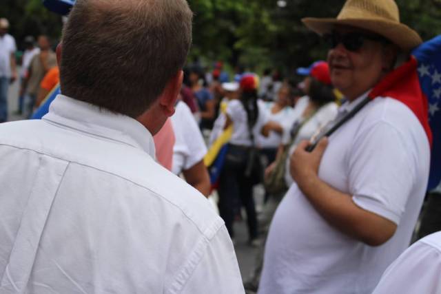 El diputado a la Asamblea Nacional (AN) por el Estado Zulia, Juan Pablo Guanipa acompañó la movilización en Caracas
