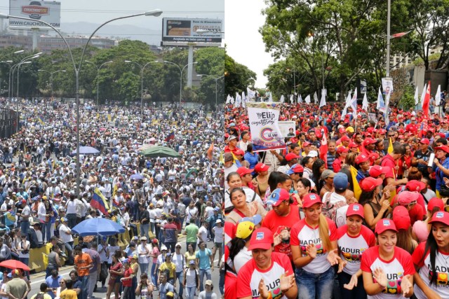 Marcha Oposición Chavismo