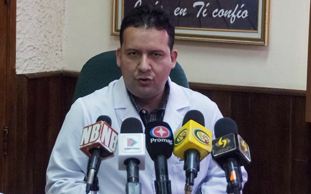 Foto: El director del Hospital Central Universitario Antonio María Pineda (Hcuamp), Marcial Daza / El Impulso