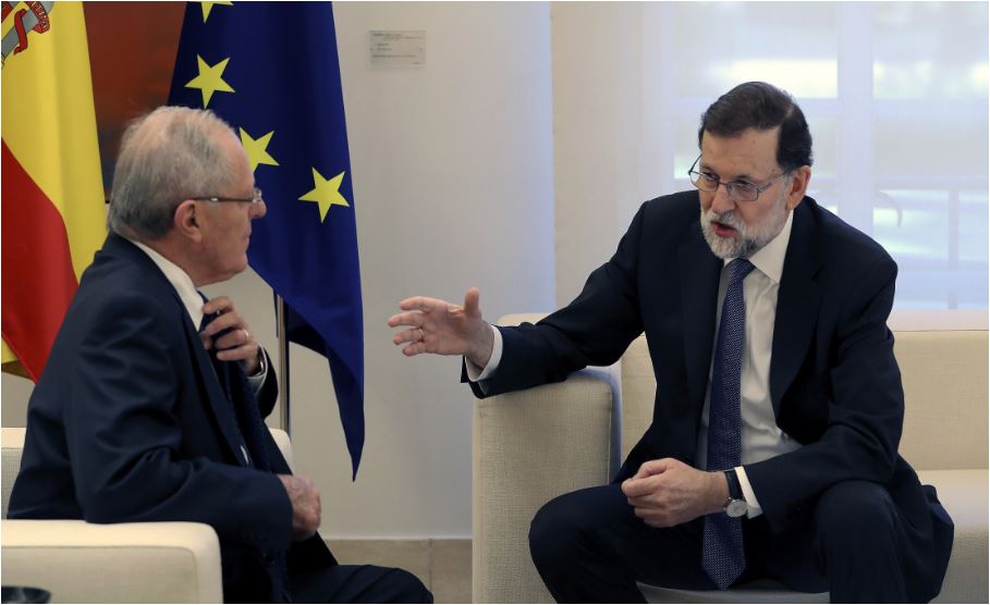Rajoy y Kuczynski preocupados por la grave situación de Venezuela