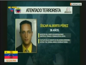 Gobierno emite orden de captura internacional contra Oscar Pérez, piloto del helicóptero