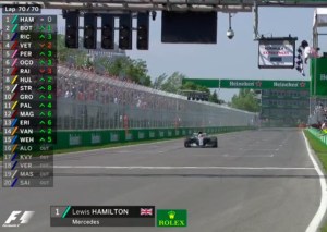 Lewis Hamilton comandó el 1-2 de Mercedes en el Gran Premio de Canadá de la F1