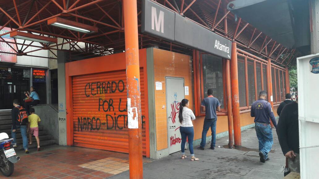 Metro de Caracas cerró 13 estaciones #7Jun