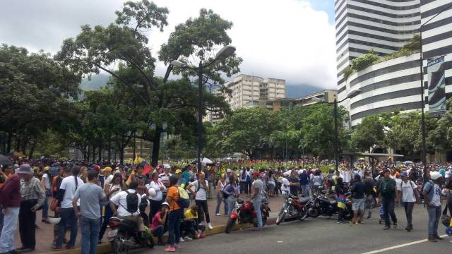 Oposición se moviliza en Caracas desde 11 puntos. Foto: Régulo Gómez / LaPatilla.com