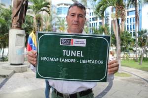 Túnel donde murió Neomar Lander llevará su nombre (foto)