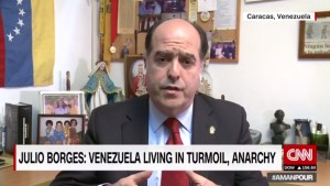 Julio Borges relató los hechos irregulares de este martes en CNN Internacional (+Video)