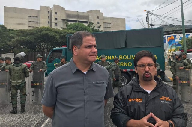 Diputados Freddy Guevara y Luis Florido en el TSJ / Foto Prensa
