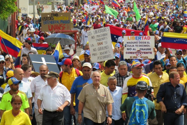 “Pasión por Maracaibo” marchó por la libertad de Venezuela. 