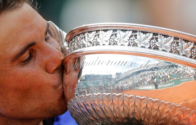 El tenista español Rafael Nadal gana su décimo Roland Garrós / Foto Reuters / Benoit Tessier 