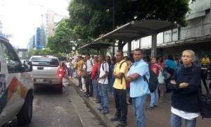 Paro de transporte se cumple en algunas zonas de Caracas #12Jun