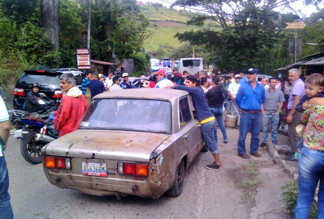 Foto: Protesta por gas doméstico en Táchira / Obeysser Prada 