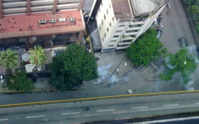 Foto: PNB reprimió a estudiantes la Universidad Alejandro Humboldt / Somos Humboldt