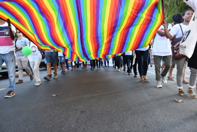 Un desfile del Orgullo Gay. Foto cortesía de la ONU Mujeres/Felix Maia 2017