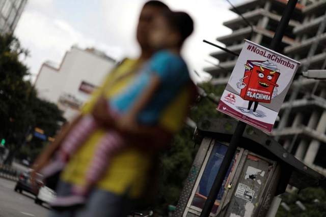 Banners against the National Constituent Assembly hang in a street in Caracas, Venezuela, July 24, 2017. The banner reads "No to fraud". REUTERS/Ueslei Marcelino