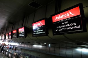 Avianca ha cancelado en Colombia 233 vuelos por paro de pilotos