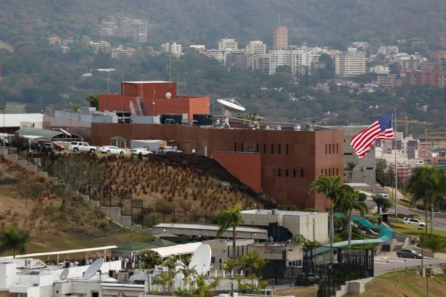Sede de la Embajada de EEUU en Caracas, Venezuela. REUTERS/Carlos Garcia Rawlins/File Photo