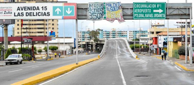 Paro cívico nacional en Maracaibo (Foto: Counicaciones VP)