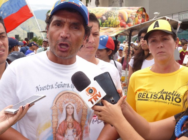 El coordinador regional del partido Primero Justicia, en el estado Aragua, Richard Mardo