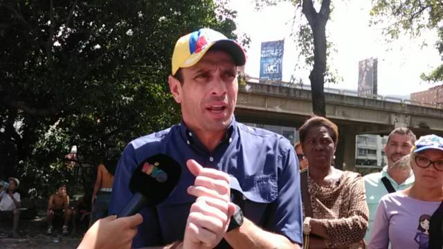 El gobernador de Miranda, Henrique Capriles