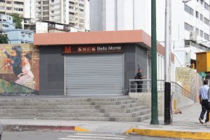 Cierran la estación Bello Monte del Metro de Caracas #27Jul