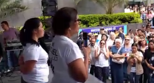  Carmen Bracho, la madre de Miguel Castillo, joven caído durante la represión en las manifestaciones