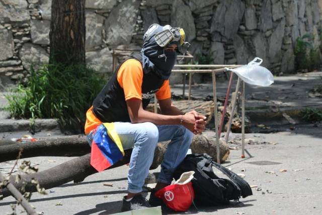 Represión en Montalbán / Foto: Wil Jiménez 