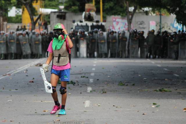 Los esbirros hicieron de Bello Campo un verdadero espacio de represión. Foto: Régulo Gómez / La Patilla.com
