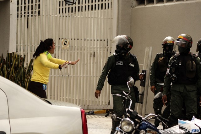 Las crudas imágenes de la represión en El Rosal. Foto: Will Jiménez / LaPatilla.com