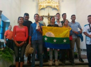 De Margarita a Caracas: La emotiva despedida de jóvenes que iniciaron la caminata a la capital (video)
