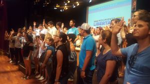 Una ola de voluntarios juró por el #16Jul en Madrid (fotos)