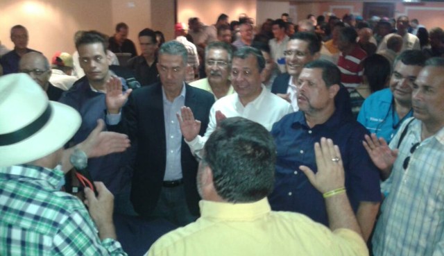 Juramentación del nuevo equipo de la MUD del estado Bolívar en Puerto Ordaz