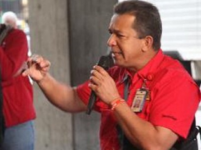 Juan Salazar, sindicalista petrolero / Foto cortesía