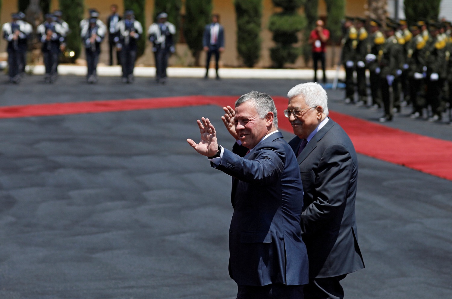 Abdalá II de Jordania inicia su primera visita en cinco años a la presidencia palestina
