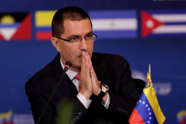 El canciller de la República, Jorge Arreaza. REUTERS/Ueslei Marcelino
